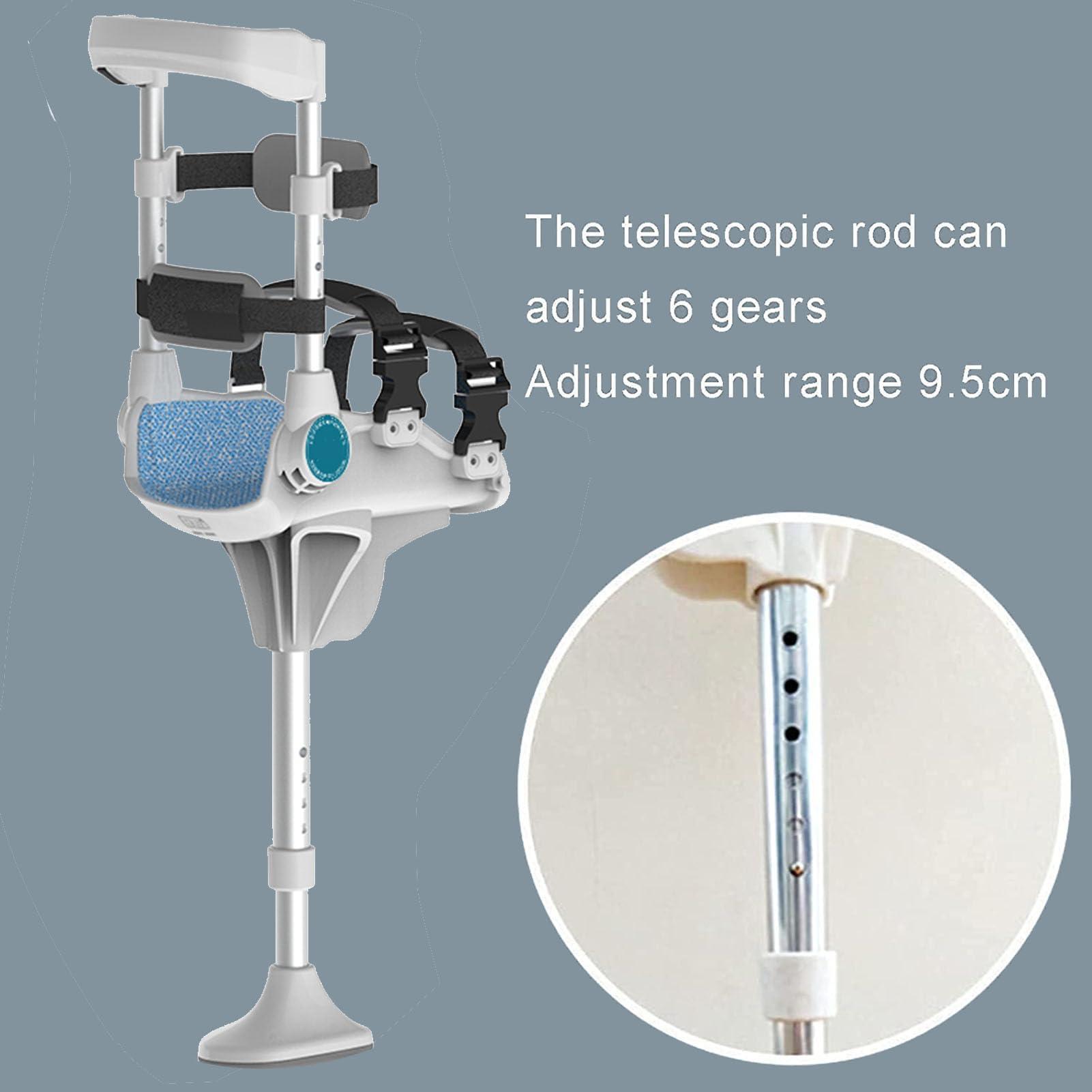 Joyfitness Joyfitness Hands Free Crutch for Adults Pain Free Knee Crutch with Non-slip Base Single Walking for Adults,Height Adjustable,Load Capacity Up To 330 Lb