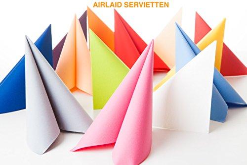 Alvotex Alvotex Chic Airlaid 50, Fabric-Like, Disposable Napkins, Purple, 40 x 40 cm