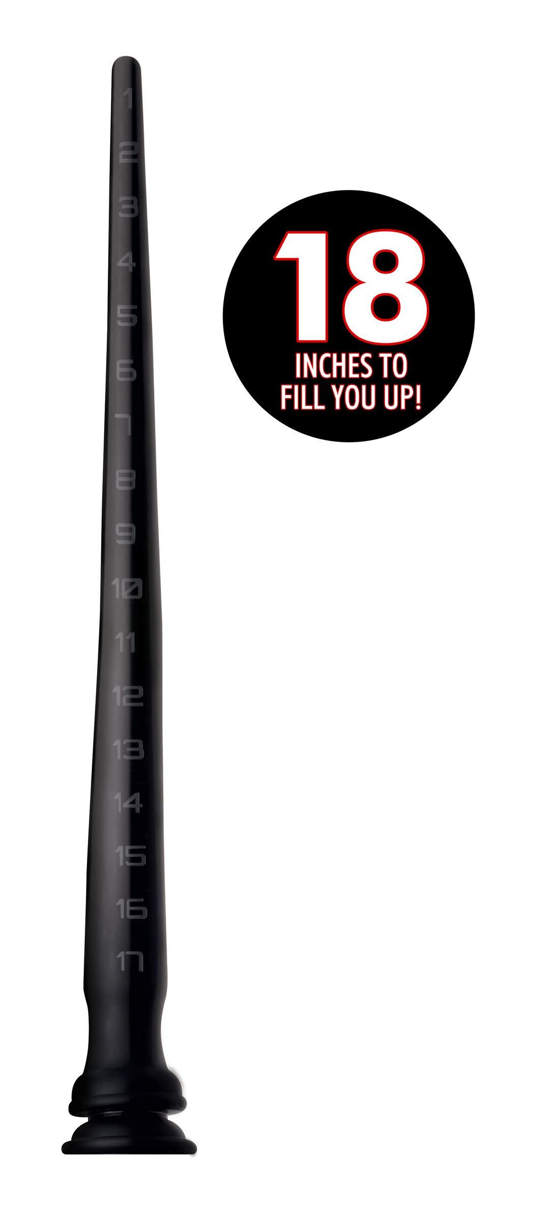 XR Brands Silicone Tapered Anal Hose - 18 Inch