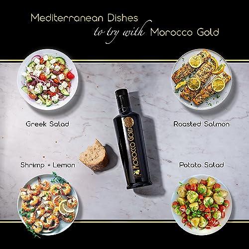 Morocco Gold Morocco Gold Single Estate Extra Virgin Olive Oil - Unfiltered, Unblended. High in Polyphenols. Pure and natural. 500ml