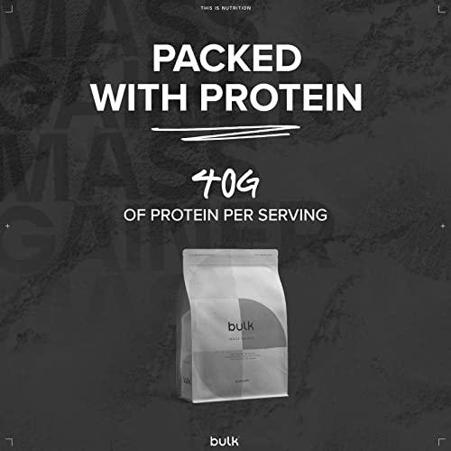Bulk Bulk Mass Gainer, Protein Shake for Weight Gain, Chocolate Cookies, 1 kg, Packaging May Vary