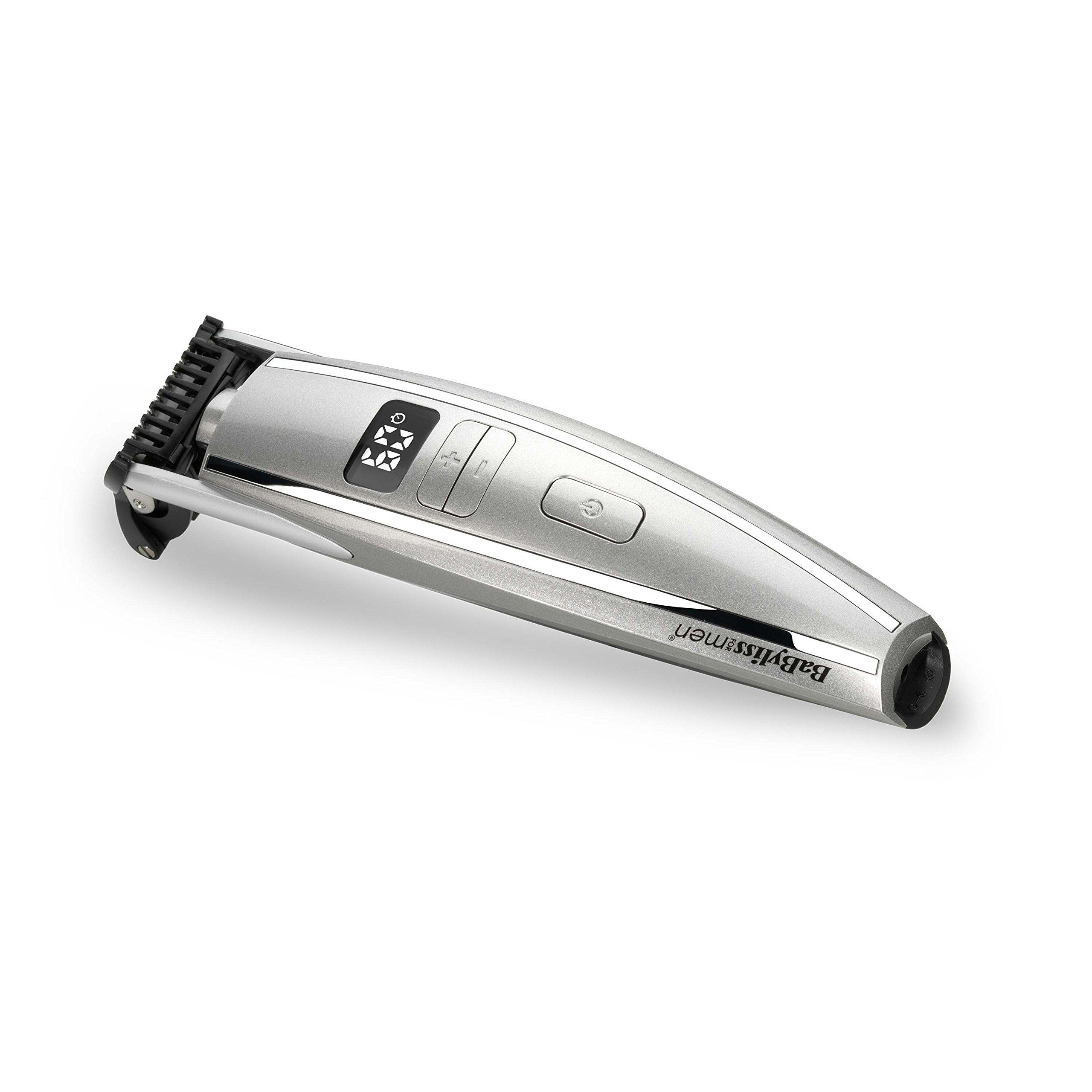BaByliss For Men BaByliss i-Stubble 3 Beard Hair Trimmer, Cordless Beard Trimmer, 15 cutting lengths