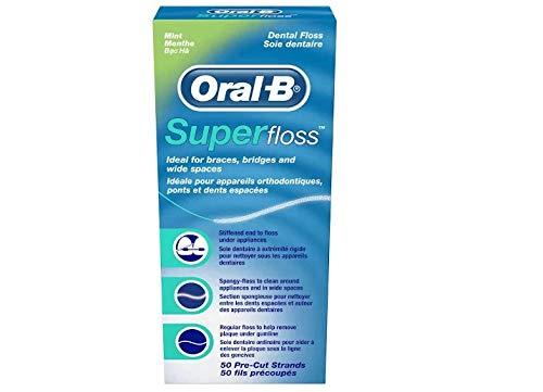 Oral-B Oral-B Superfloss Dental floss 50 pieces, Pack of 12 (12x 50 pieces)
