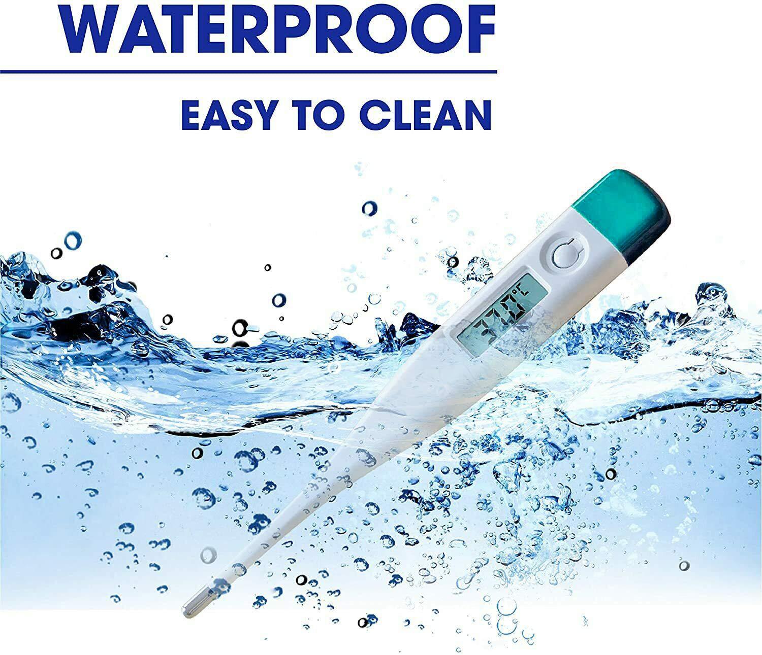 YNR Finger Pulse Oximeter Digital Thermometer LED Display Oxygen Saturation Monitor, Pulse Oxymeter Finger Adult Child, Heart Rate Monitor, Test for Sp02 Blood Oxygen Concentration (Includes Batteries)