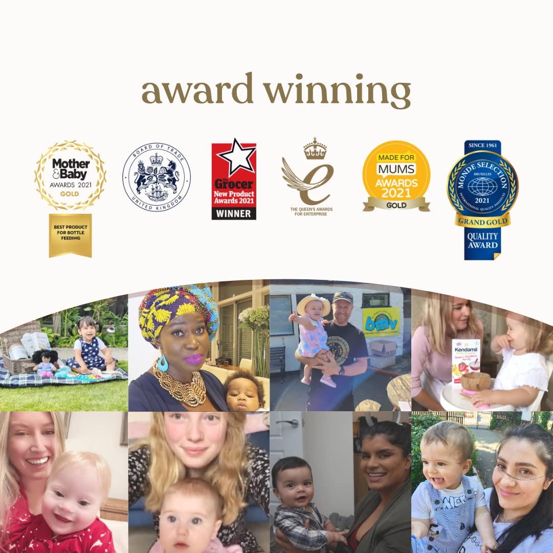 Kendamil (4x800g) Kendamil Toddler Milk, Stage 3, 6-Pack British Made, Whole Milk Formula, 12-36 Months Vegetarian, No Palm Oil, No GMOs with Omega 3 DHA, Omega 6 ARA and Prebiotics