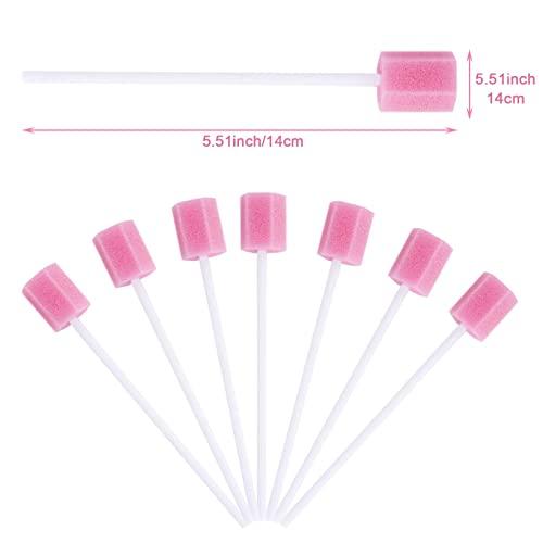 AWAVM AWAVM Oral Swabs Pack of 50 Sponge Swabs Mouth Cleaning Sponge Swab Dental Stick for Teeth Cleaning, Foam Swab Sticks for Oral Care, Medical Tools Sponge for Oral Hygiene Procedures