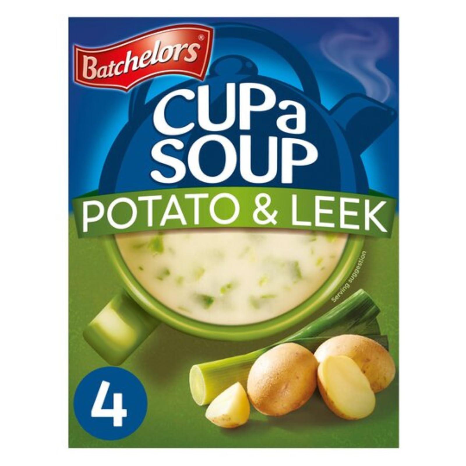 Cc1st Customers Come 1st Batchelors Cup a Soup Variety Pack - Potato & Leek, Chicken, Minestrone, Cream of Vegetable, Cream of Asparagus - 20 Servings, 5 Flavors, Total 521g