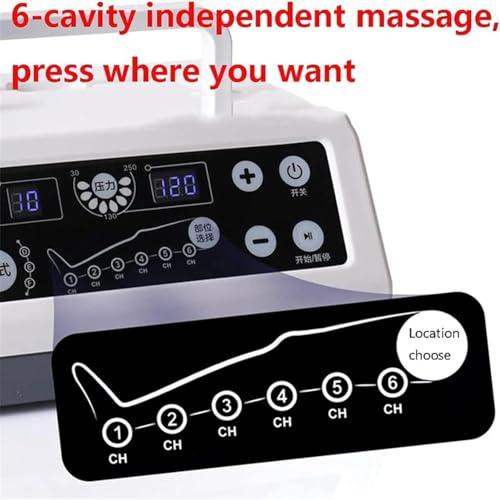 DaoGeSir Pneumatic Leg Massager Air Compression Massager Machine Lymphatic Drainage Leg Massager Foot Ankles Calf Massage Machine for Lymphedema Circulation Swelling Relax Pain Relief