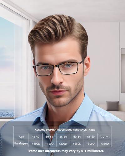 TERAISE TERAISE 4PCS Value Anti-Blue Light Reading Glasses,Lightweight Comfortable Reader Glasses for Men and Women,Sturdy Computer Reading Glasses Blue Light Blocking Included Eyeglasses Case(1.5X)