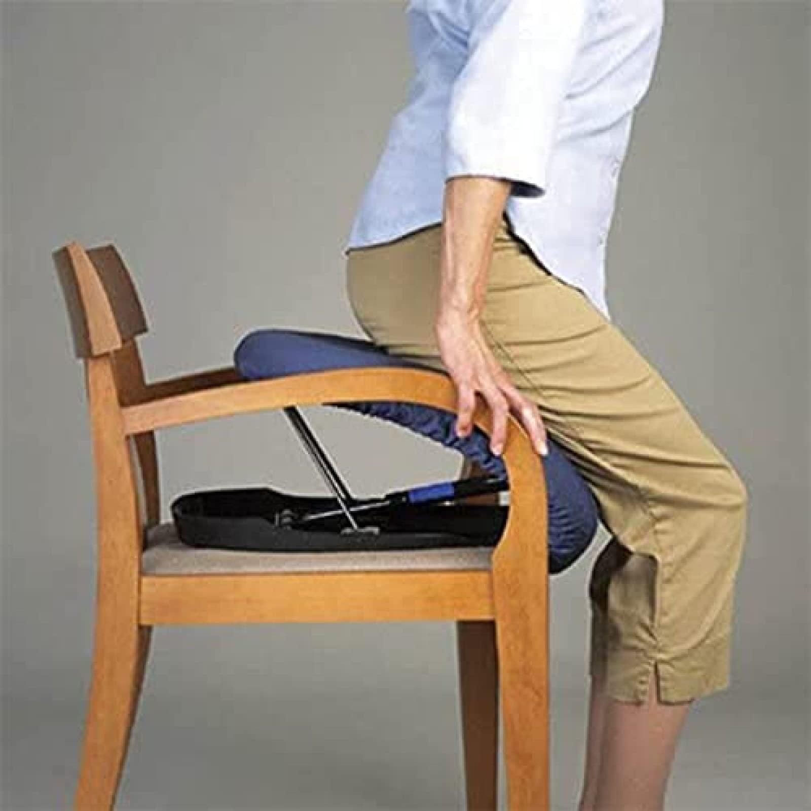 CGonqx Chair Lift Seat Assist Cushion, Automatic Lifting Chair Easy Powered Adjustable Lift Seat Assist Cushion With Capacity Up To 150 Kg, Memory Foam Cushion