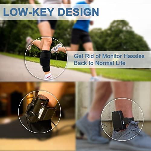 Feamero Feamero Ankle Monitor Cover Up for Scram, Gps, Alcohol Monitor Ankle Bracelet, Adjustable Velcro Straps, Protective Cover, Shock Absorbing, Ankle Monitor Bracelet Cover for Women & Men (S/M)