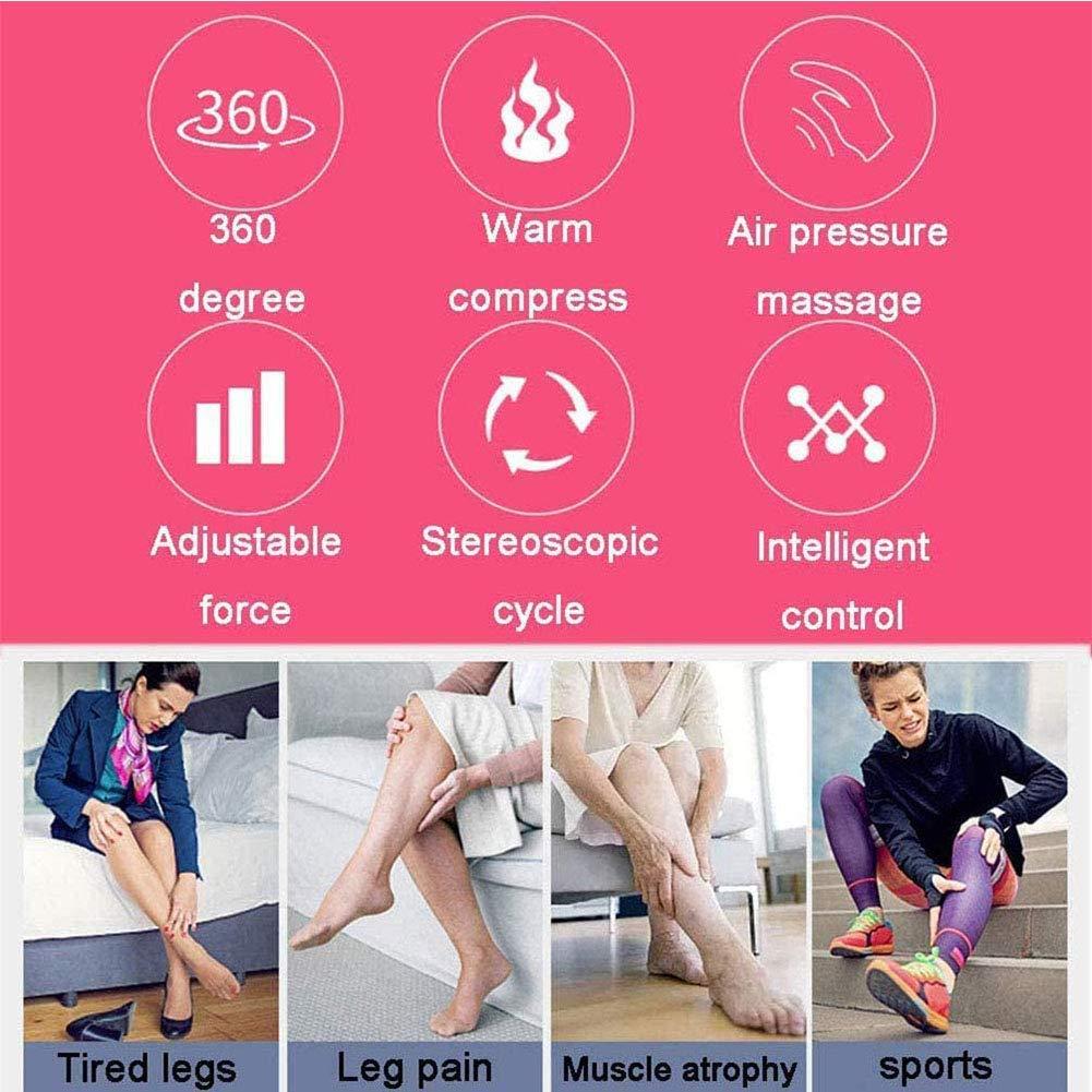 FreshCart Basics Leg Massager with Air Compression for Circulation Foot Calf Thigh Wraps Massage 3 Modes 3 Intensities Helpful for Muscles and Relief