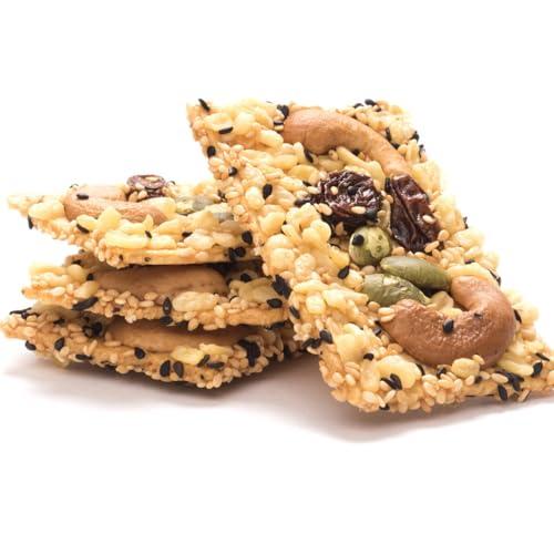 Generic Crispy Trail Mix Crackers 232g - with mung beans, cashew nuts, raisins, sesame seeds, pumpkin seeds
