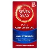 Seven Seas Seven Seas Ltd Pure Cod Liver Oil Range High Strength Capsules Capsules 120 Pack