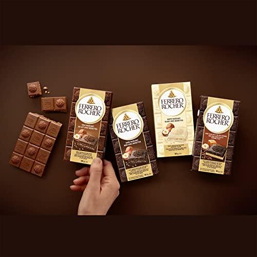 Ferrero Rocher FERRERO ROCHER Premium Chocolate Bar, Milk Chocolate and Hazelnut Bar, 8 bars, 720 g
