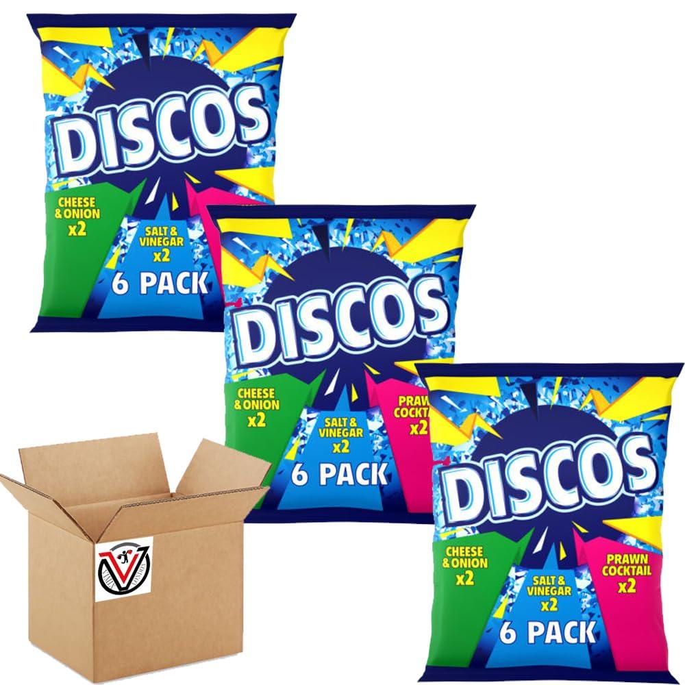 Generic 03 x Discos Variety Multipack Crisps (6 x 25.5g)