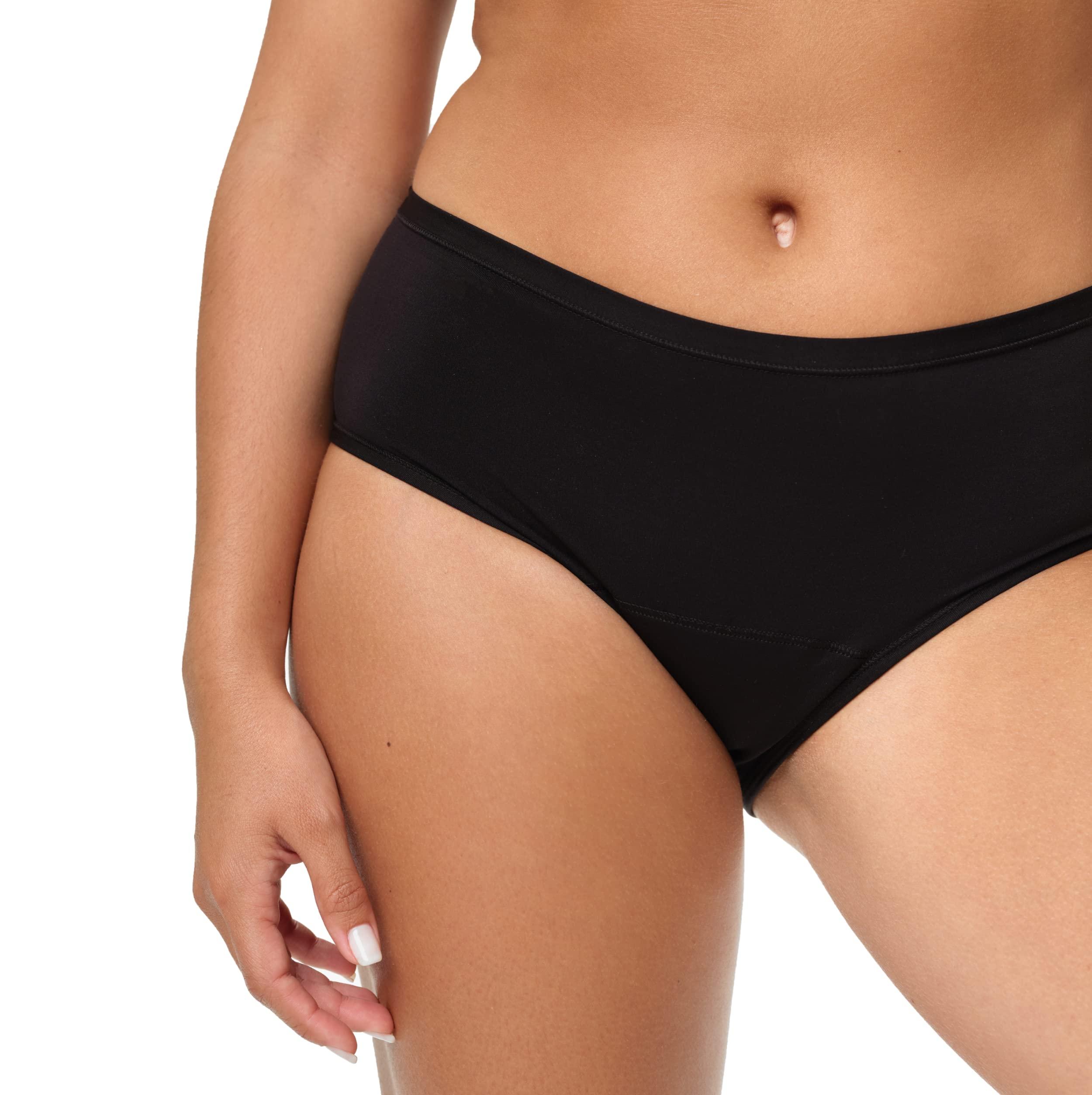 snuggs SNUGGS Classic Period Underwear Medium Flow Thin and Absorbent Menstrual Underwear Made in EU Tencel Lyocell Sustainable Alternative to Tampons Pads Pantyliners