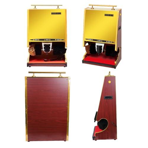 OmePS OmePS Electric Shoe Shine Machine, Automaticl Induction Shoe Polishing Machine, Automatic Shoe Shine Electric Shoe Brush, Stainless Steel Shoeshine Machine, Commercial Lobby Hotel Electtric, Vertical