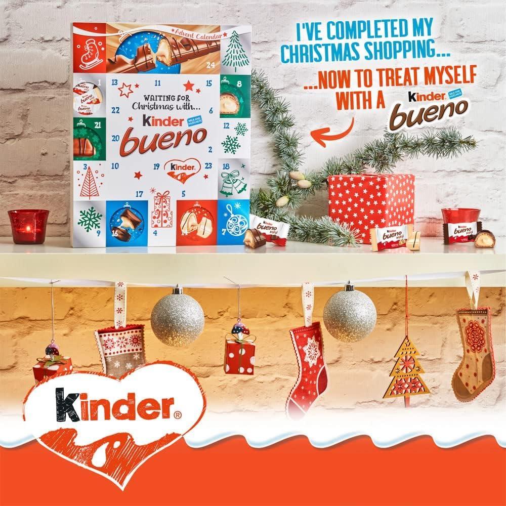 Experts Supplies Kinder Bueno Chocolate Advent Calendar 167g, For Christmas & Thanksgiving by Experts Supplies