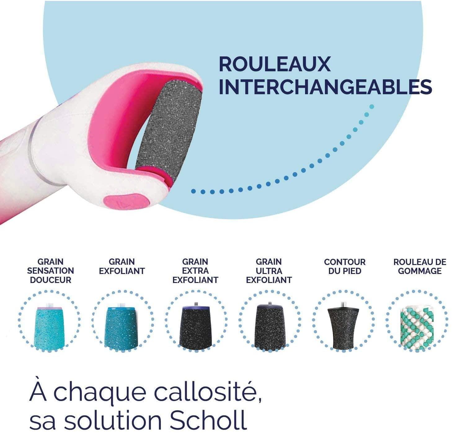 Scholl Scholl Doctor Velvet Smooth Express Pedi Electric Grater Pink