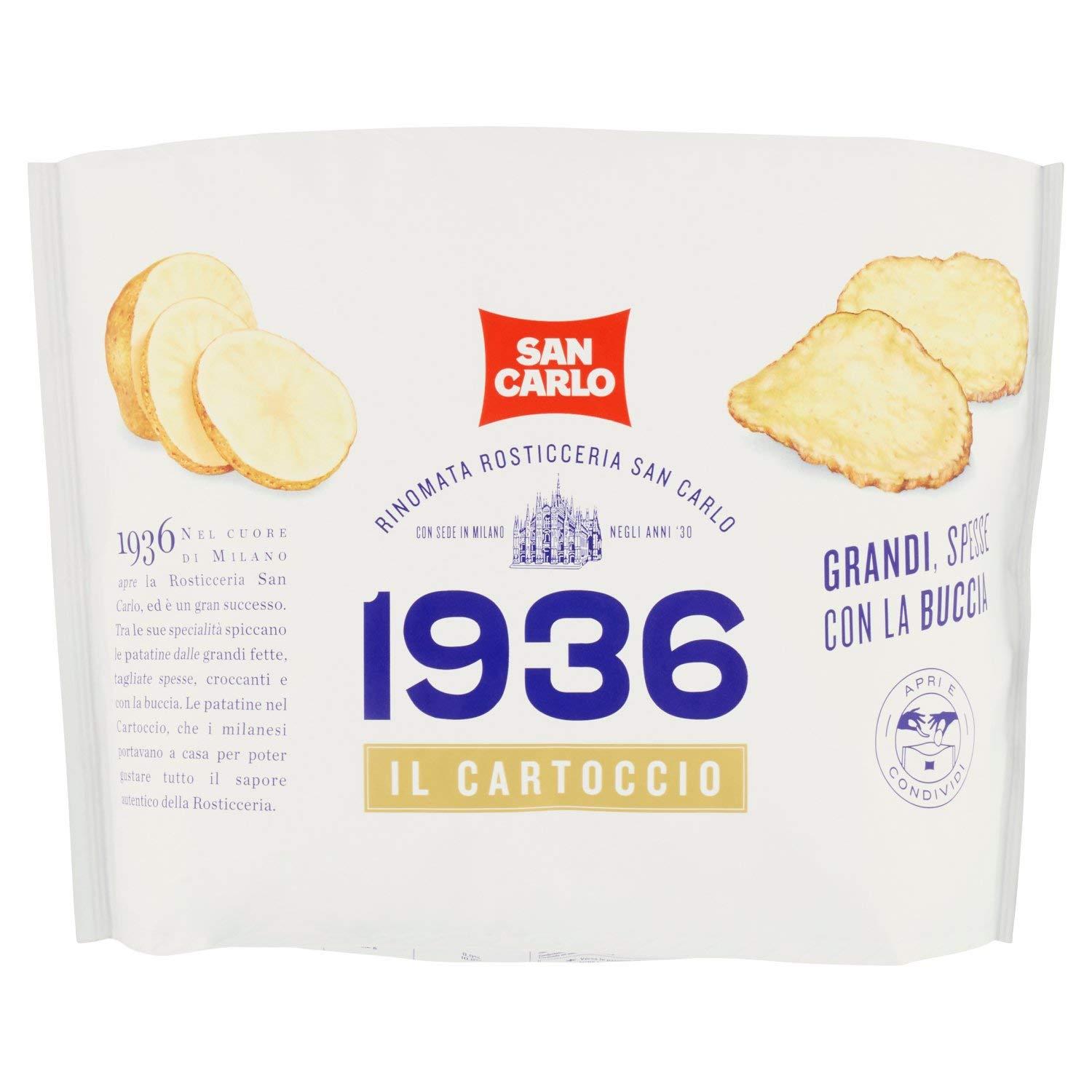 SAN CARLO PATATINE SAN CARLO 1936 IL CARTOCCIO 170 GR