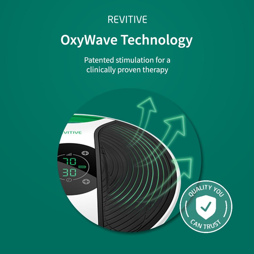 Revitive Revitive Medic Circulation Booster Fights Aching Legs and Reduces Swollen Feet & Ankles - Drug-Free Relief from Persistent Foot & Leg Problems