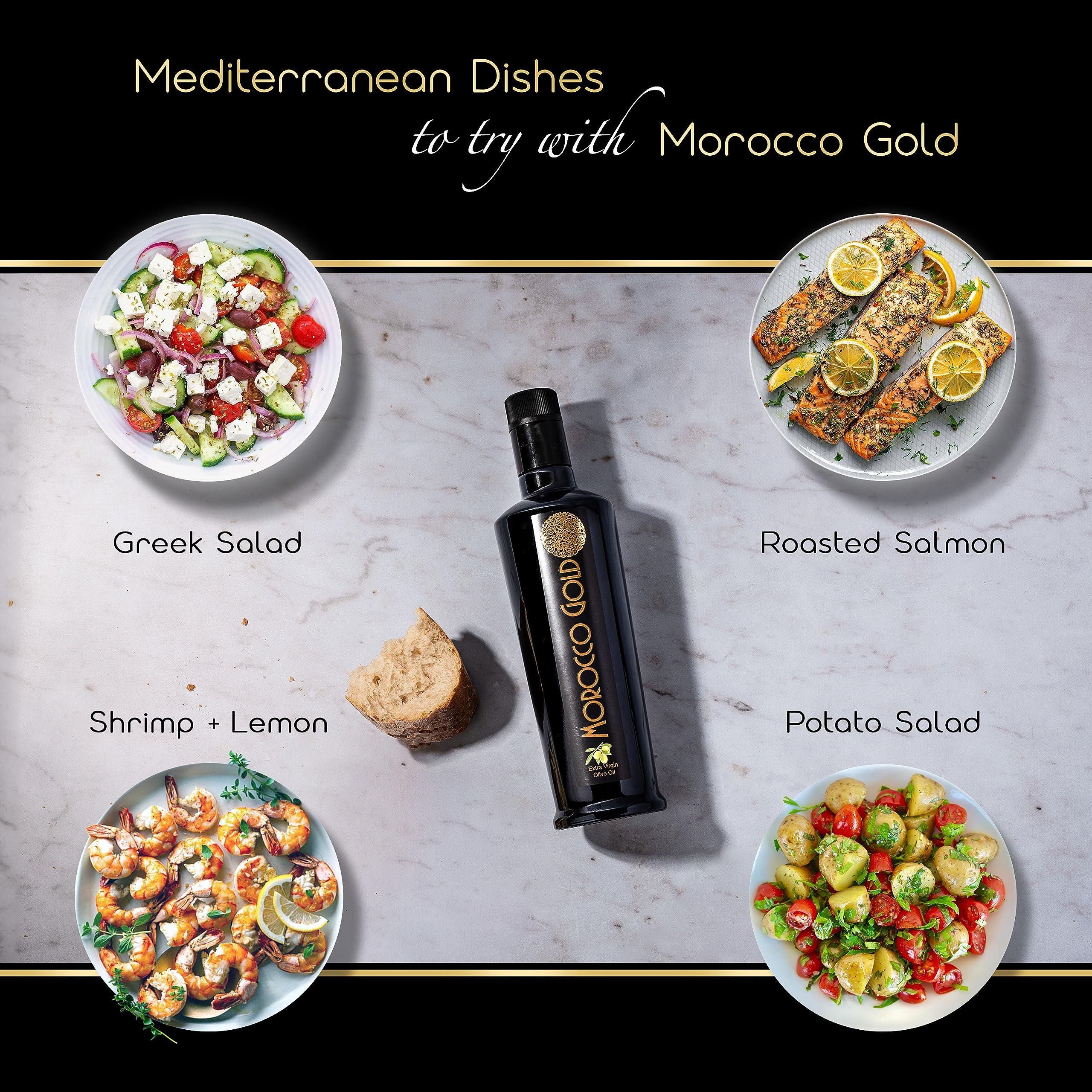 Morocco Gold Morocco Gold Single Estate Extra Virgin Olive Oil - Unfiltered, Unblended. High in Polyphenols. Pure and natural. 500ml