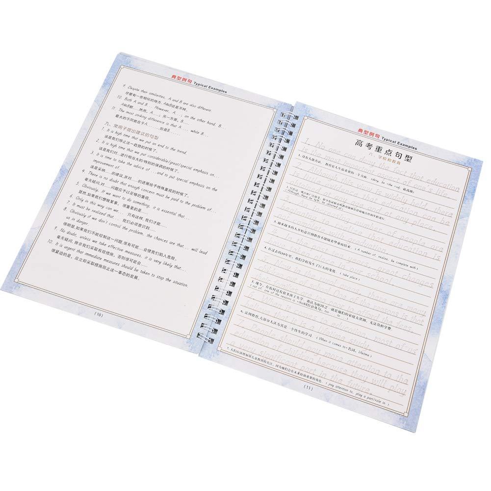 Tixiyu English Hengshui Style Calligraphy Copybook Reusable Groove for Children Students
