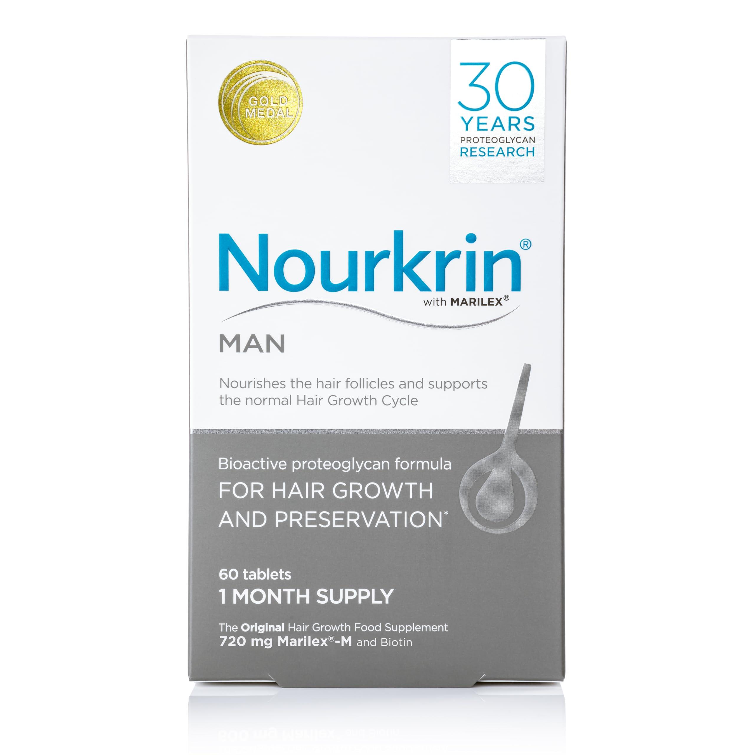 Nourkrin Nourkrin Man 60 Tablets (1 Month Supply)