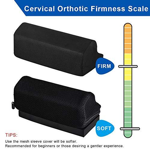 StrongTek StrongTek Cervical Orthotic Neck Stretcher for Head, Shoulder, and Spine Alignment, Cervical Traction Block for Physical Therapy and TMJ Pain Relief, Neck and Shoulder Relaxer