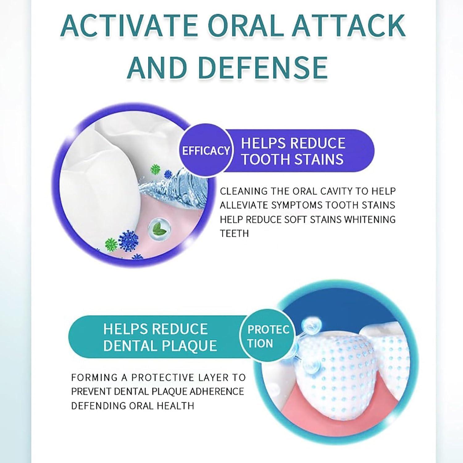 Kolarmo Face U Toothpaste,Face U Baking Soda Toothpaste Natural,Face U Toothpaste with Baking Soda,Face U Whitening Peppermint Toothpaste (3pcs)