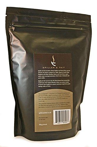 Spiller & Tait Spiller & Tait Signature Blend - Ground Coffee 500g Bag – Multi Award Winning - Roasted in Small Batches in the UK – Suitable for Filter/Aeropress/Cafetiere
