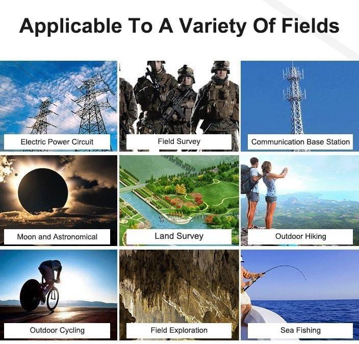 LYHJN LYHJN Handheld GPS Survey Equipment, GPS Land Measuring Instrument, Altitude Survey/Position Navigation/Travel Record/Project Lofting, for Land Survey, Outdoor Travel, Site Survey.