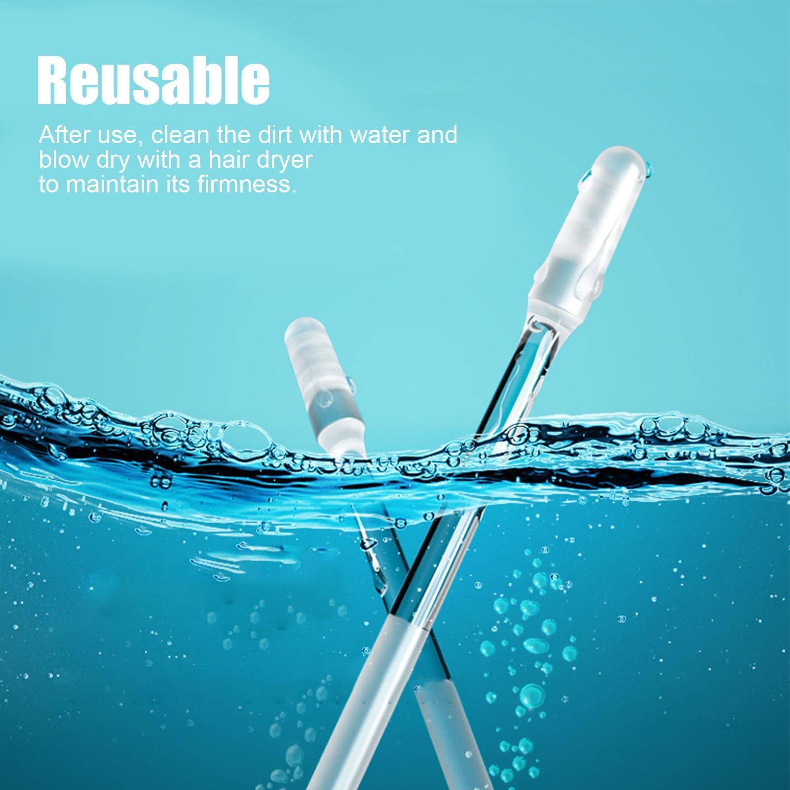 Yhsioaklo Sticky Ear Pick - Earwax Remover Tool | Soft Rubber Reusable Sticky Ear Pick | Adhesive Ear Wax Removal Tool | Sticky Ear Digging Stick Cleaner Tool for Home, Traveling and Outdoor