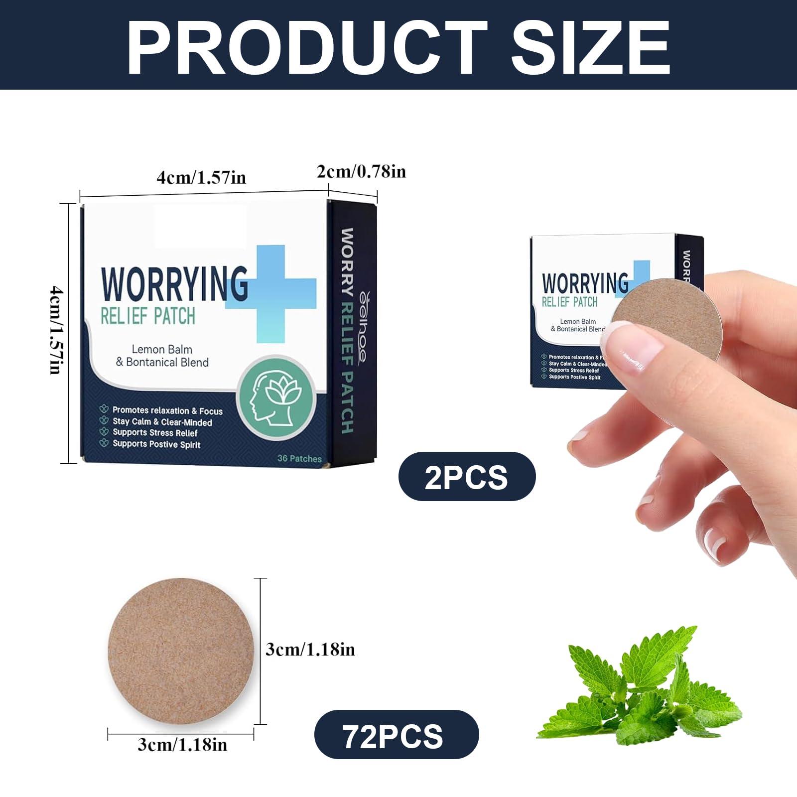 LINXINS LINXINS 72 Pcs Sleep Patches for Adults Anxiety Patches,Anxiety Relief Patch for Men and Women,Natural Emotional Support Energy (2 Boxes)