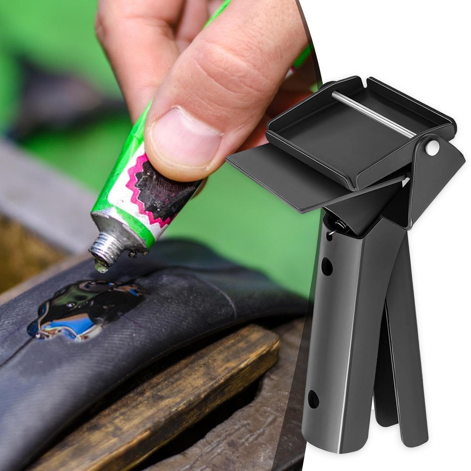 FreshCart Basics Tube Grip - Silicone Extrusion Tool, Silicone Dispenser Tube | Ergonomic Squeeze Extrusion Tool Metal Tube, Rtv Tube Squeezer, Heavy Duty Silicone Dispenser for Prevents Waste, Iron