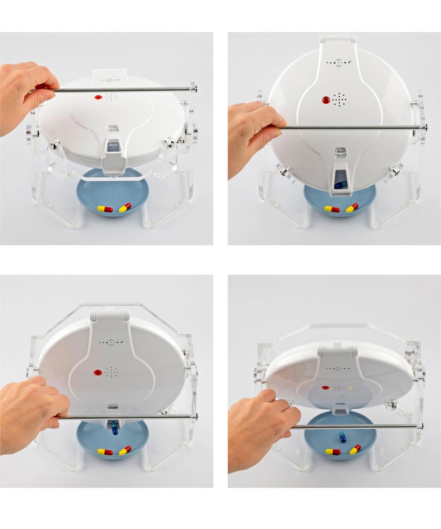 TabTime TabTime Automatic Pill Dispenser Tipper - Makes it Easy to Dispense Your Medication - Pill Dispenser Sold Separately (Blue)