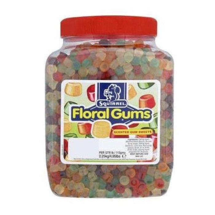 GIANT BRADLEY\'S SWEET SHOP Floral Gums 225g Sweet Pouch