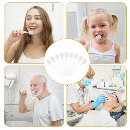 ACWOO ACWOO Oral Care Sponge Swab, 100PCS Disposable Mouth Swab, Mouth Cleaning Swabs Sponge, Mouth Care Swab Sponge Stick, Tooth Mouth Cleaning Oral Care Tool Kit