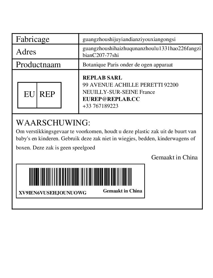 Generic Botanique Paris Under Eye Device, Revitaleyes Under Eye Red Light Therapys Glasses, Pro Eye Massager Eyes Bag Remover for Reduce Dark Circles Puffiness Wrinkles, Relax Tired Eyes