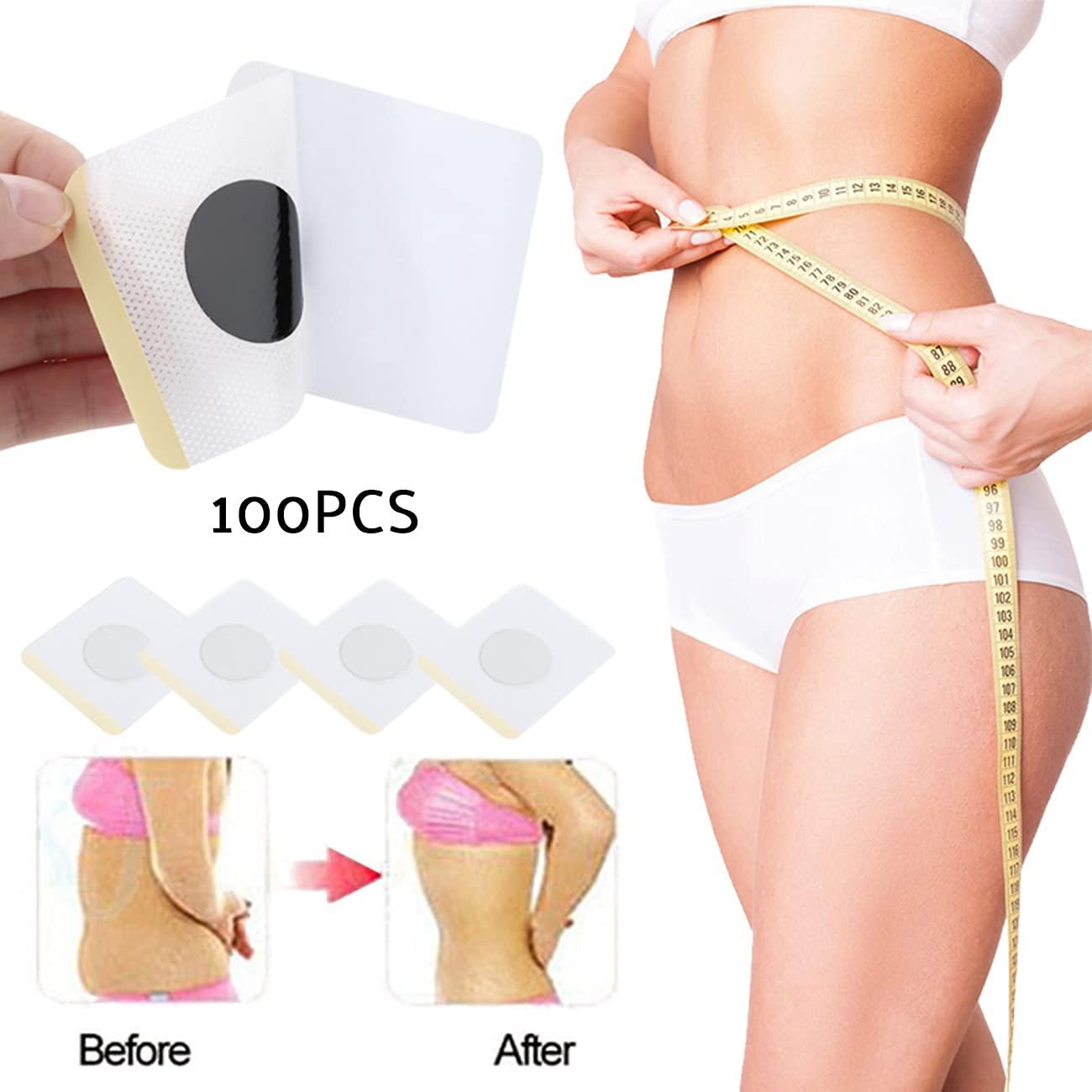 Lnobern ZhiLianZhao Navel Sticker, Herbal Traditional Chinese Medicine Slimming Tummy Patches, Belly Adhesive Traditional Natural Herb, for Men And Women Unisex,100PCS