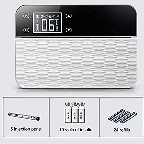 XYEJL XYEJL Portable Insulin Cooler Refrigerated Box Travel Case car refrigerators Backpack Medicine Refrigerator,with LED Display Keeps Insulin Cool Suitable for Travel,Interferon,Drug Storage