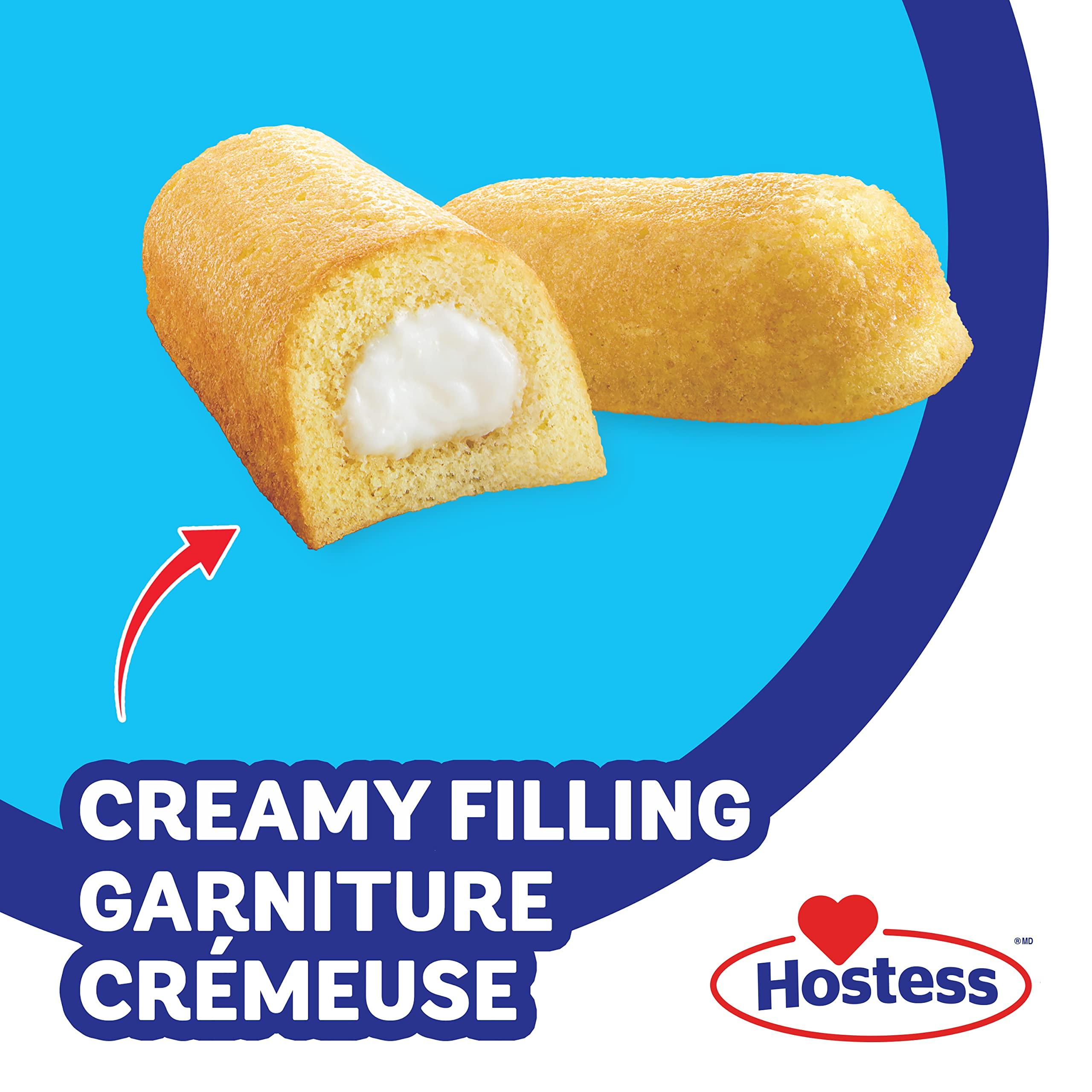 Hostess Hostess Twinkies Cakes with Creamy Filling, Cake Snacks, Contains 6 cakes (Individually Wrapped)