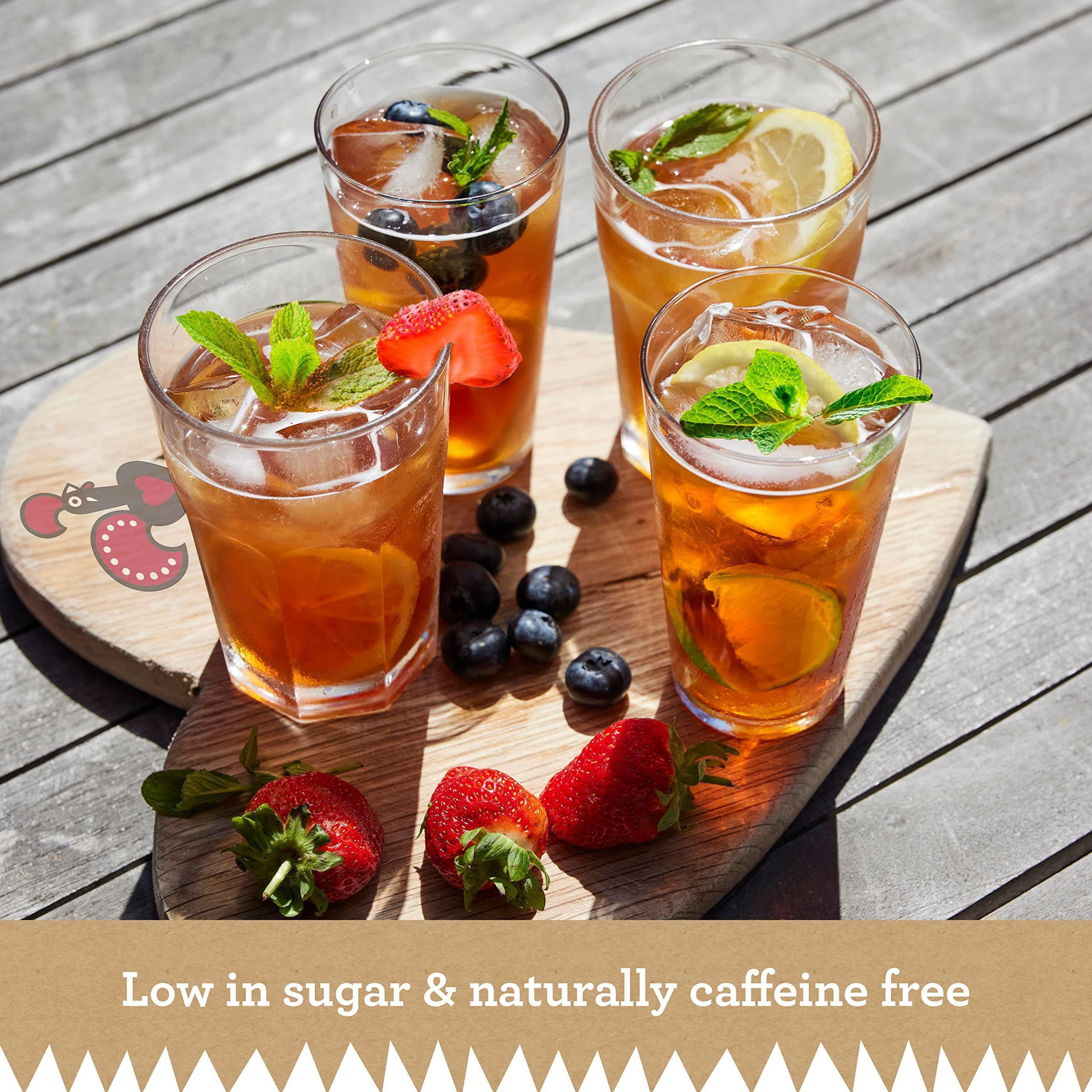 Rubro Rubro - Lemon Rooibos - 6 Can Multipack - 300ml - Still, Soft Drink - Lemon Tea Drink - Fruit Flavoured Iced Tea - Bulk Soft Drinks