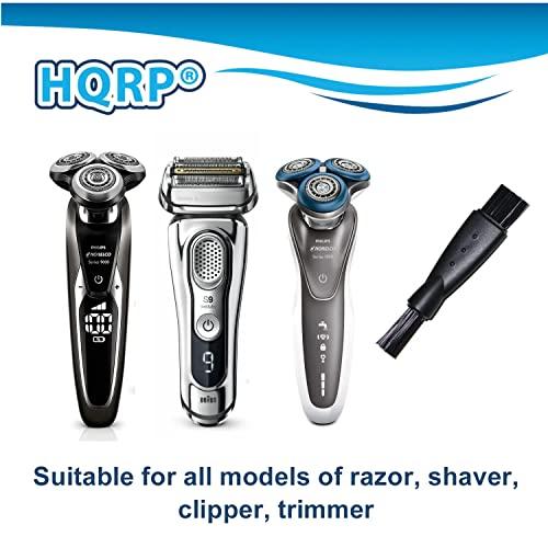 HQRP HQRP 3-pack Cleaning Brush Compatible with Philips Norelco QG3385 XA525 YS524 AT895 PT724 AT790 AT810 AT815 1190XD AT895 1255X HQ6710 HQ6725 HQ6730 RQ1062 HQ817 Electric Shaver, Trimmer + HQRP Coaster