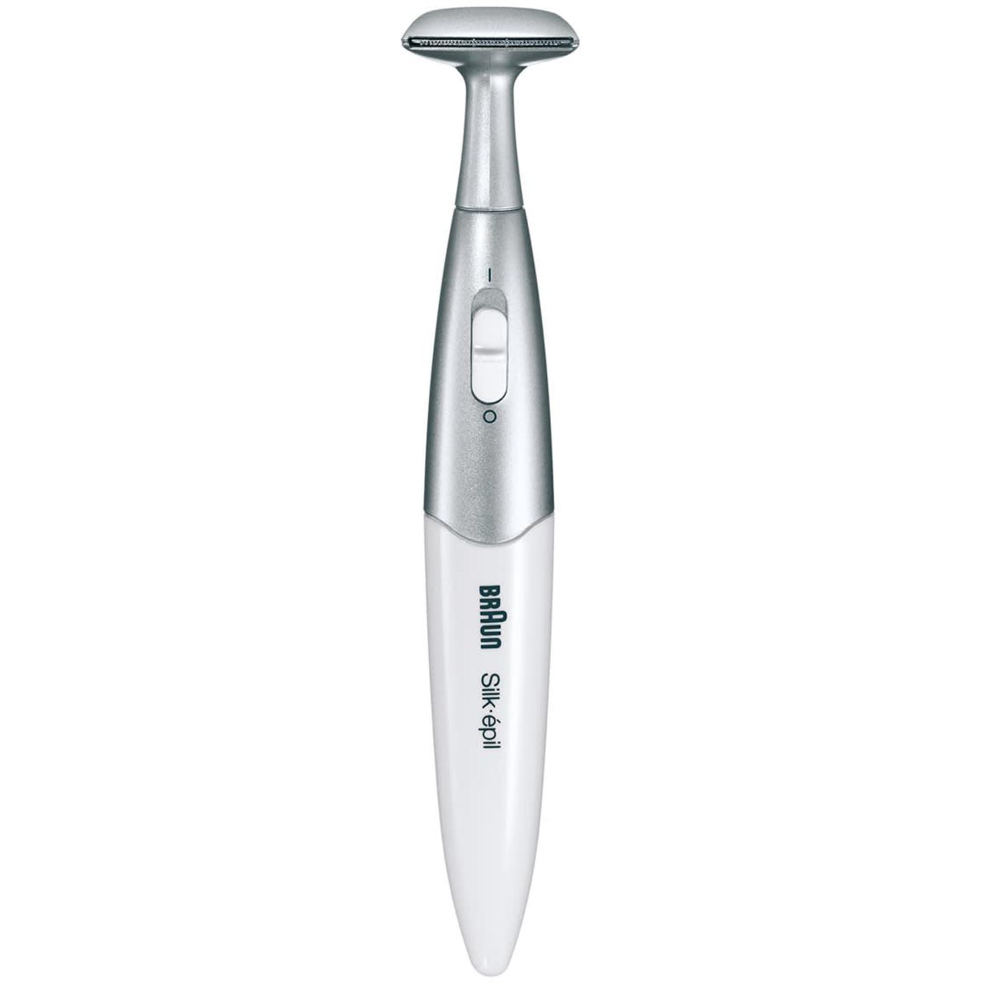 Braun Braun Silk-pil Bikini Styler, 3-in-1 Precision Bikini Trimmer with Precision Head, Bikini Shaping Head & 2 Trimming Combs, FG1100, White