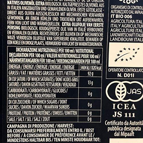 Manfredi Barbera Gift Box Extra Virgin Olive Oil \"I TRE Lorenzo\" Barbera 500 ml x 3