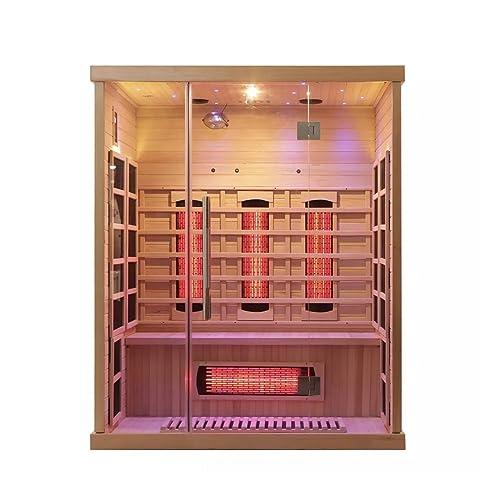 AIRYSSFU Sauna Steam Generator, Full Ceramic Infrared Sauna Heater Tube, Sauna Accessories Ceramic Sauna Heater Panel(2pcs)
