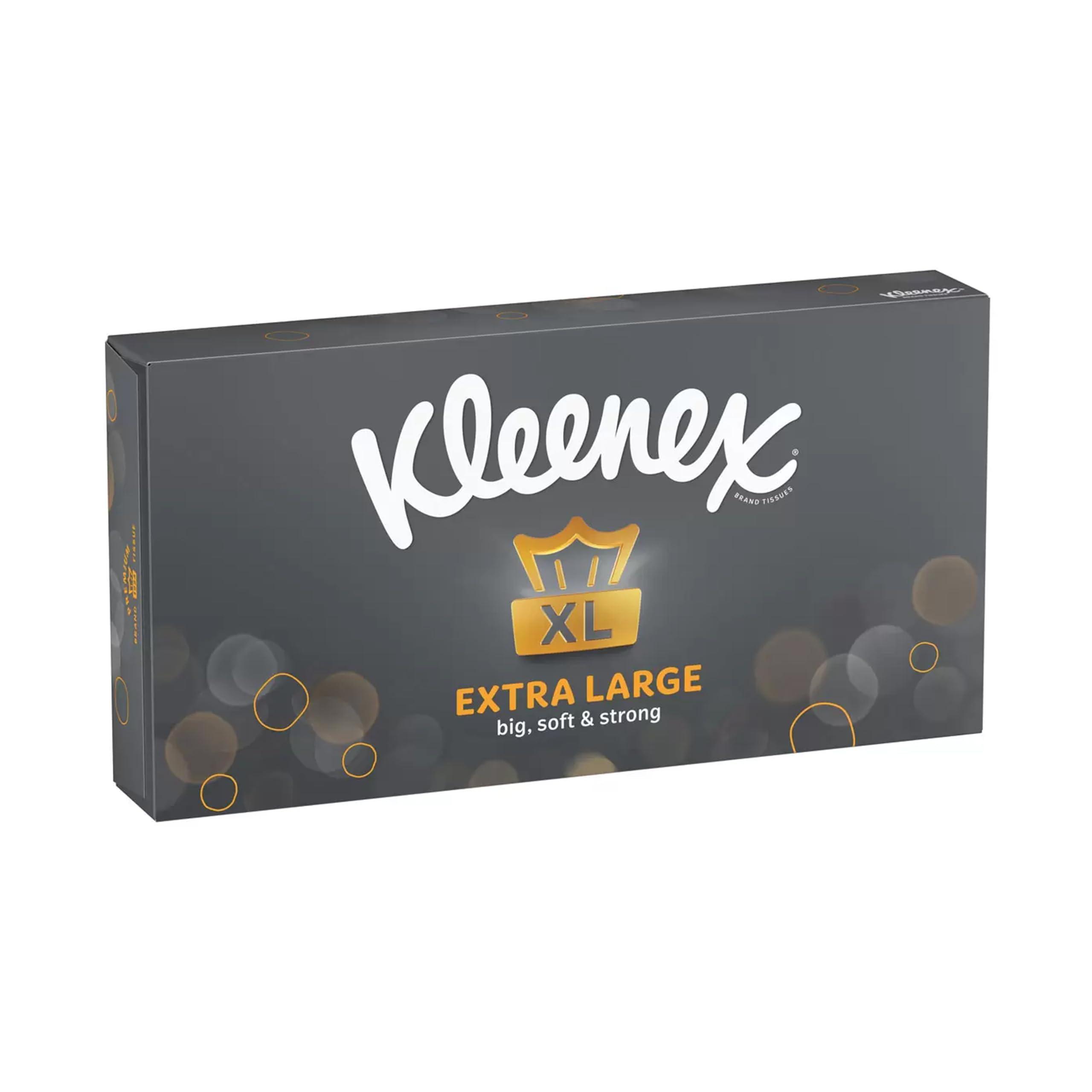 Kleenex Kleenex Extra Large Facial Tissue for Men 2ply 90 Sheets, Pack of 6