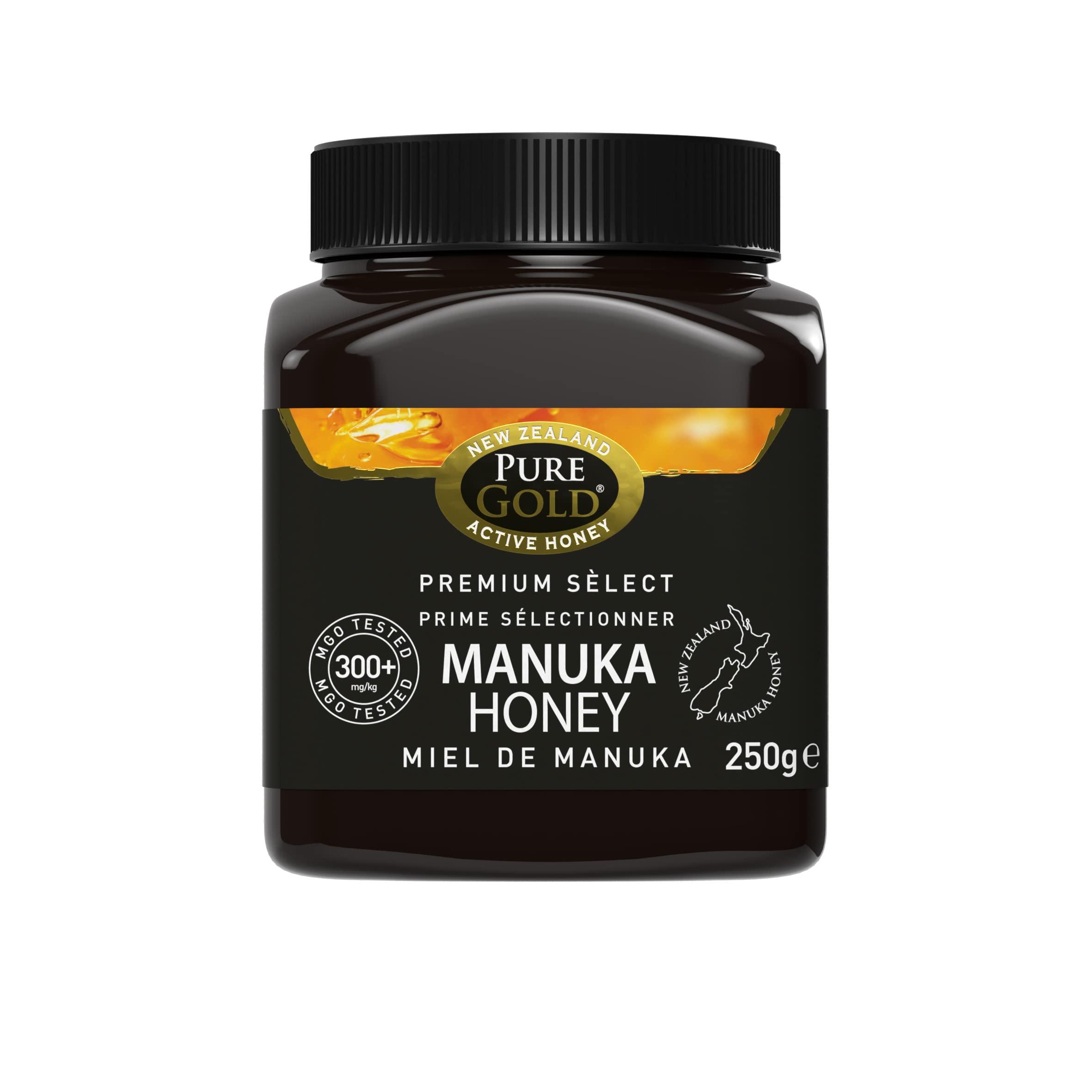 PURE GOLD Manuka Honey 300+ MGO Certified Pure Gold Premium Manuka Honey 250g